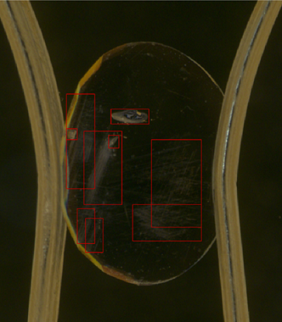 AI detection of heat-treatment inclusions in yellow sapphire